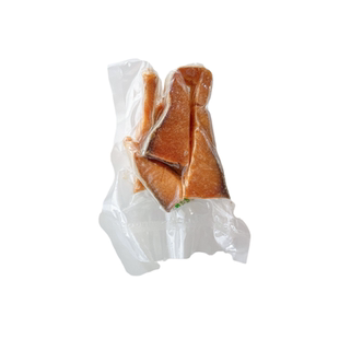 皮皮家带皮三文鱼大块冻干狗零食猫零食鱼肉干高品质美毛亮毛100g