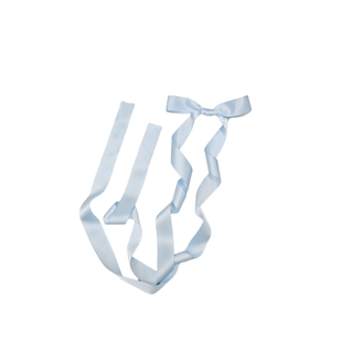 橘子orange法式超长酒红色大蝴蝶结水手服海边蓝色飘带JK发饰头饰