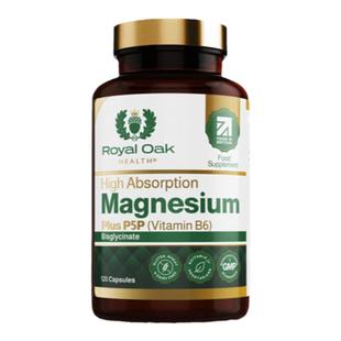 【2瓶装】ROH双甘氨酸镁补充剂成人镁片进口magnesium维生素B6