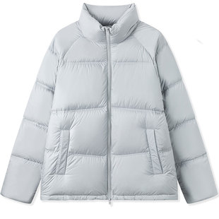 森马羽绒服男2025冬季新款三防短款情侣面包服保暖舒适感加厚外套