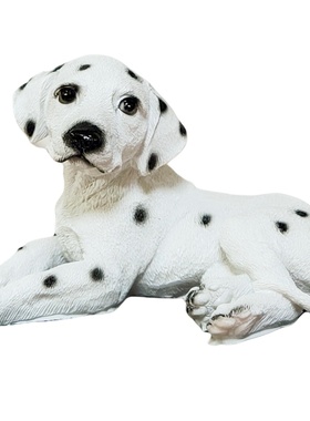 家居摆件饰品小狗模型斑点狗创意