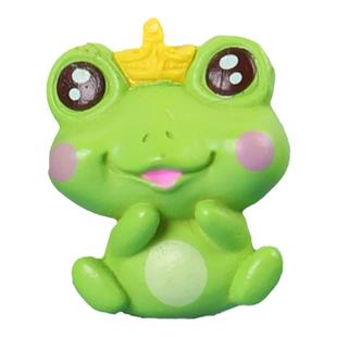 卡通可爱呆萌小青蛙模型小动物摆件微景观鱼缸造景配件启蒙玩具