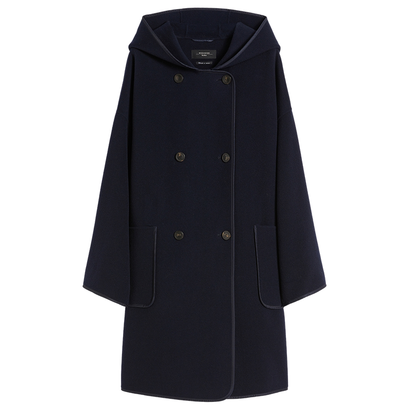 Weekend MaxMara 25秋冬新款女装双排扣羊毛宽松大衣5016035206&