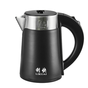 利快300w车载电热水壶220V逆变器货车用烧水壶带底座全自动电水壶