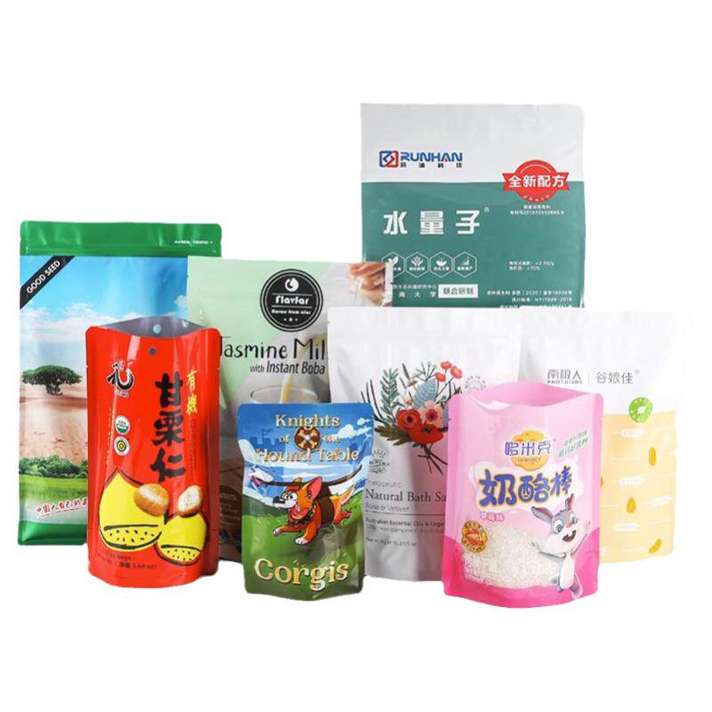 食品包装袋八边封自立自封袋