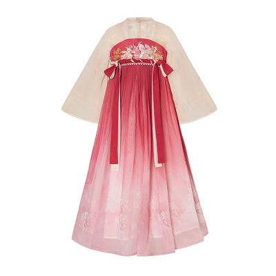 十三余春季女童汉服连衣裙