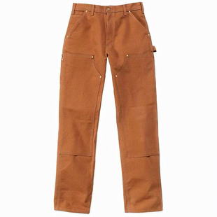CARHARTT 卡哈特B01帆布B136直筒宽松版型双膝伐木工装多袋休闲裤