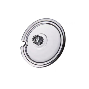 防尘玻璃茶饮杯盖办公室透明水杯盖加厚耐热泡茶杯盖