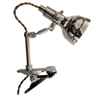 中古工业风摇臂夹子台灯包豪斯复古金属可伸缩床头书桌阅读装饰灯