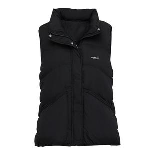 马克华菲无袖羽绒马甲女2025冬季新款纯色百搭简约马夹上衣立领短