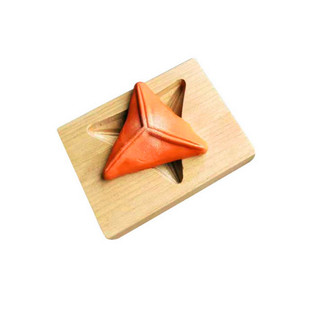 实木按压式烘焙模具青团模DIY清明粿糖包糯米果糍粑团子三角糖果