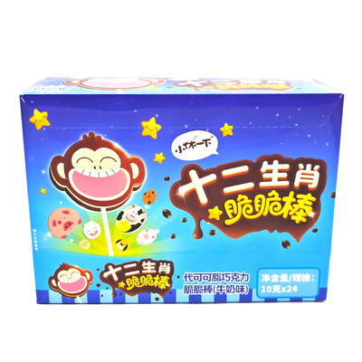 立高巧克力棒棒糖十二生肖脆脆棒
