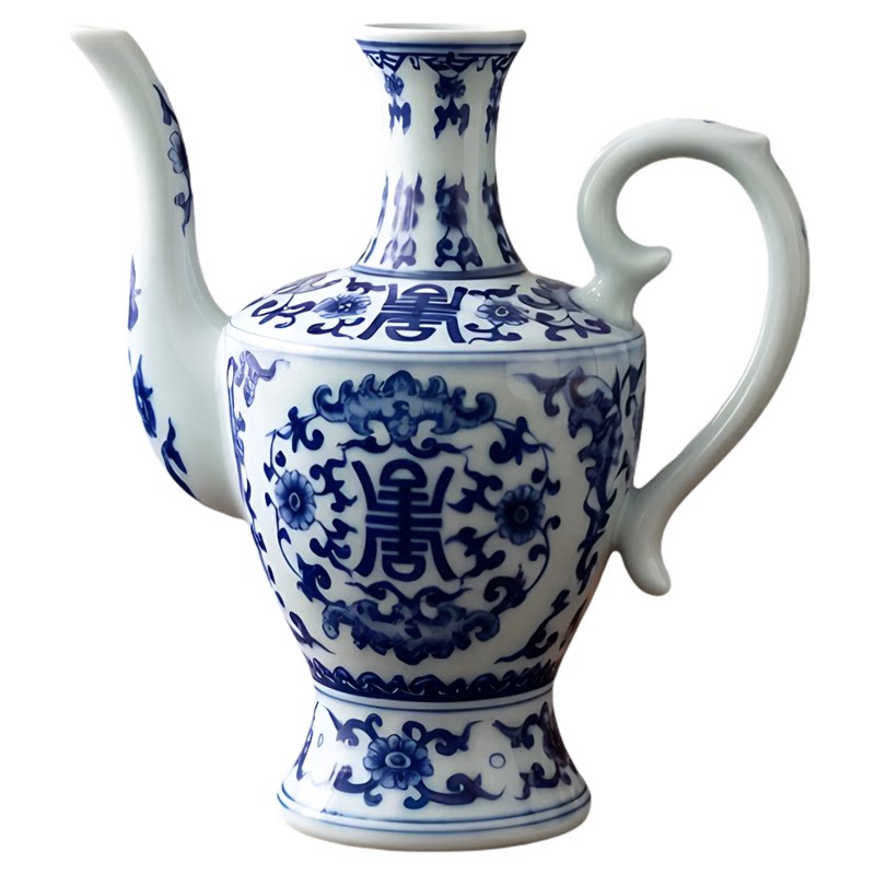 贵和祥青花纯手工陶瓷福寿酒