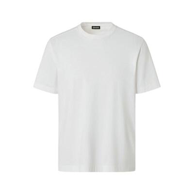 ZEGNA杰尼亚荧光白T恤