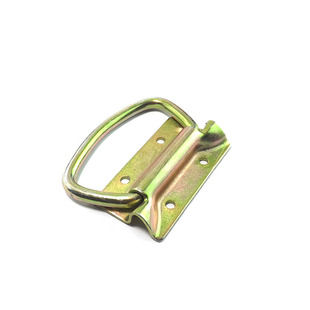 安望不锈钢镀彩木箱环提手工业设备箱把手铁皮可焊接拉手活动提手