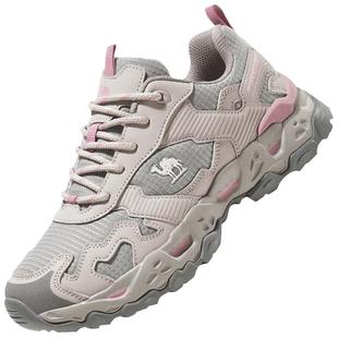 骆驼户外登山鞋女秋冬新款休闲透气耐磨防滑男越野徒步旅游运动鞋