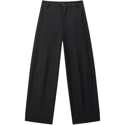 太平鸟26夏新款阔腿小弯刀休闲裤