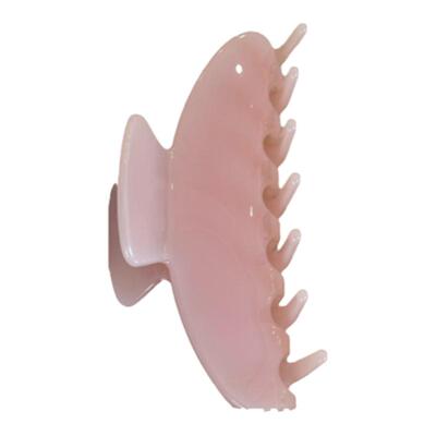 果冻淡淡粉 美式少女氛围感丝带蝴蝶结发抓 小众设计感粉色抓夹