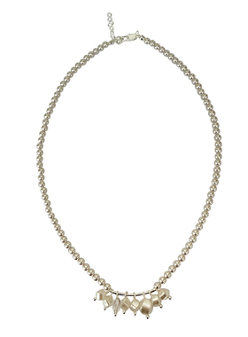 nicedream法式温柔垂挂珍珠项链