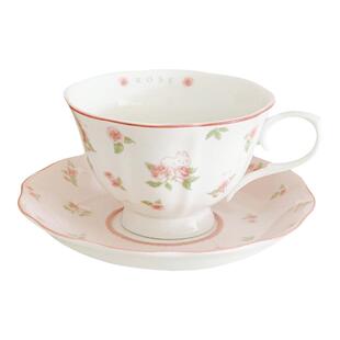 HoneyMee法式陶瓷下午茶咖啡杯碟精致咖啡杯子可爱茶壶送礼盒套装