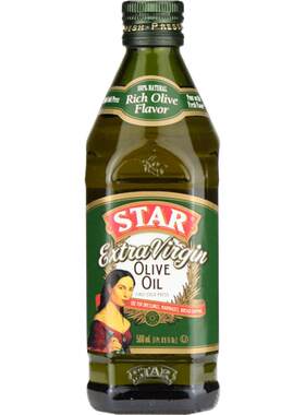 伯爵星牌西班牙原瓶橄榄油500ml