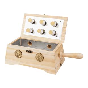 艾灸盒随身灸家用木制罐肚子腹部全身通用中医院专用艾炙器具大全