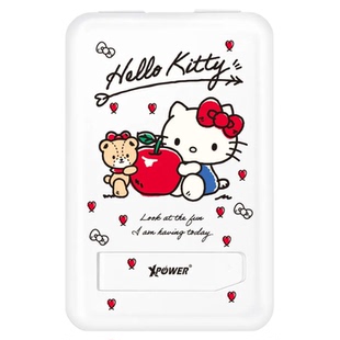 香港正版三丽鸥xpower联名HelloKitty磁吸充电宝自带双线快充电源