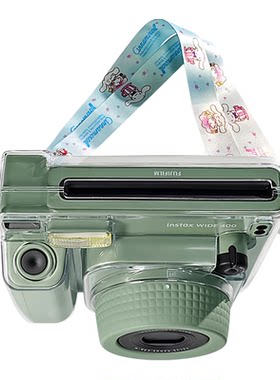 适用拍立得WIDE400水晶高透壳