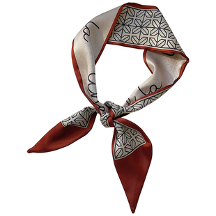 新款红色氛围感丝巾小长条发带女绑包春夏百搭衬衫韩国高级感围巾