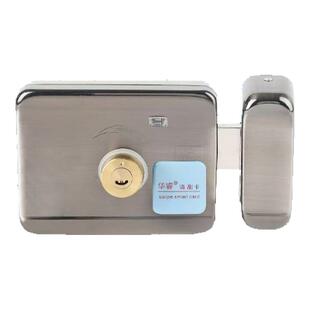 华睿刷卡门锁NSC电子刷卡锁出租屋公寓楼铁门不锈钢感应一体门禁