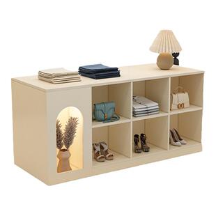 服装店展示架中岛流水台女装店鞋店包包中间摆放置物货架陈列架子