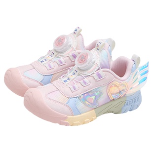 泰兰尼斯童鞋春秋新款女童运动鞋小女孩跑步鞋防滑软底儿童休闲鞋