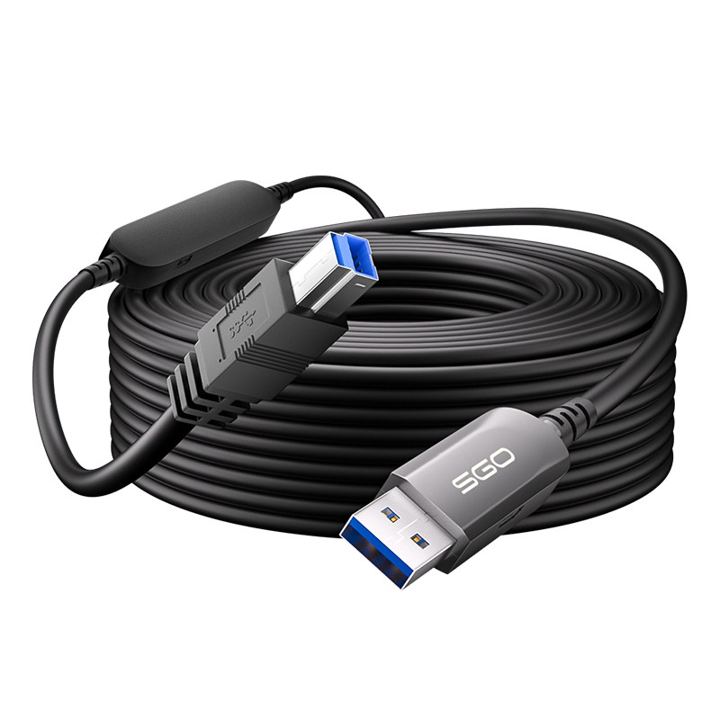 SGO斯格光纤USB3.2数据线A-B