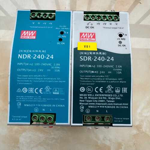 议价明纬MWSDR24024NDR24024开关电源维修