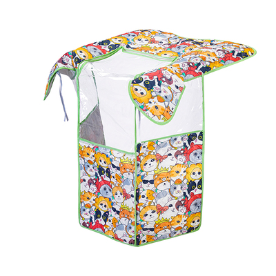 亲子夏季电动车挡风被