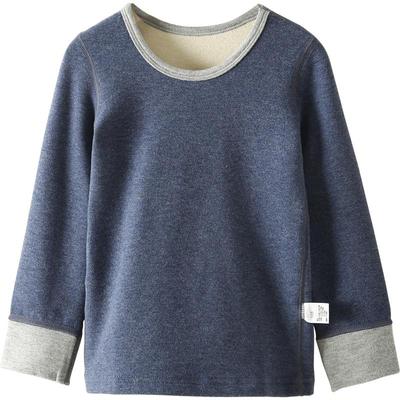 蚕丝德绒儿童保暖上衣