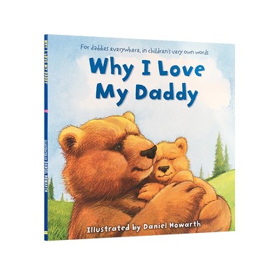【送音频】英文原版 低幼亲情绘本Why I Love My daddy为什么我爱爸爸宝宝读物 畅销情商绘本 爱的表达 父亲节 父爱daddy hugs