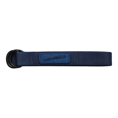 现货 NANAMICA TECH BELT 编织涤纶帆布D环扣条纹纯色腰带 26SS