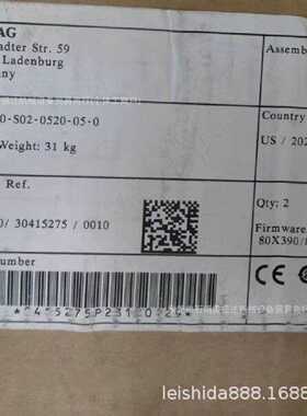 议价DCS800-S02-0520-05-0 ABB 直流调速器全新库存质保一年可议