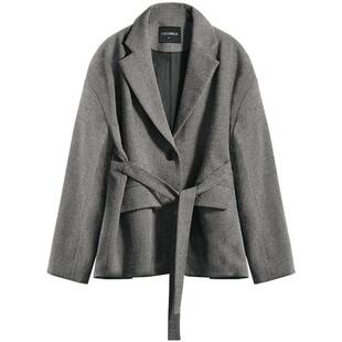 ^@^COCOBELLA高智感人字纹通勤休闲西装+西裤+衬衫SI0010-3