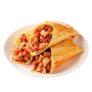 鲁明斋脆菇豆皮卷海带手撕素牛肉牛排麻辣休闲豆皮豆制品即食零食