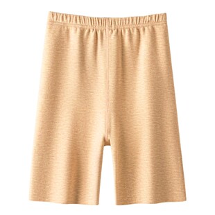 德绒七分保暖裤女士羊毛蚕丝加绒加厚秋裤内穿发热打底裤冬季棉裤