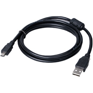 适用三菱Q系列松下汇川PLC威纶触摸屏编程电缆数据下载线usb-mini