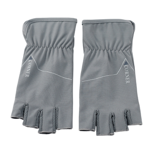 男士半指防晒手套冰丝薄款夏季露指户外开车骑行驾驶钓鱼防紫外线