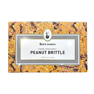 美国直邮进口See's Candies喜诗黄油奶油花生脆片680g大包装原味