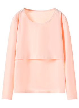 孕妇睡衣哺乳秋衣100%全棉月子服