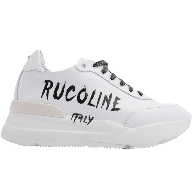RUCOLINE字母印花厚底增高跑鞋