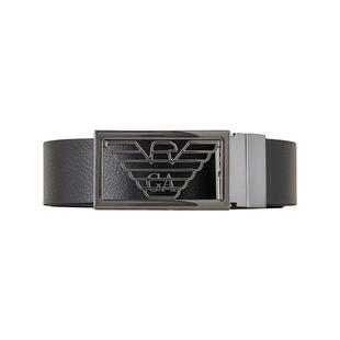 【父亲节礼物】EMPORIO ARMANI/阿玛尼男士双面两用商务板扣腰带