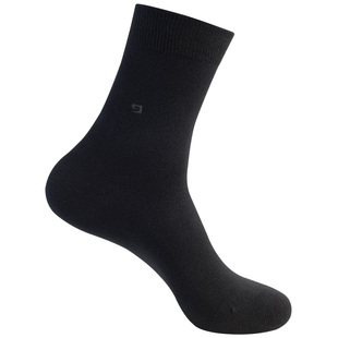 皮尔卡丹男袜冬季纯棉加厚全棉无骨防臭长筒冬天厚保暖商务袜子