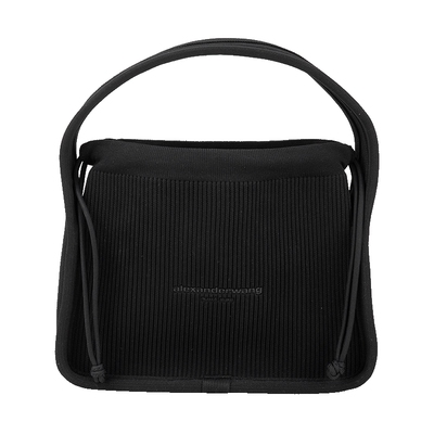 AlexanderWang抽绳单肩手提包女